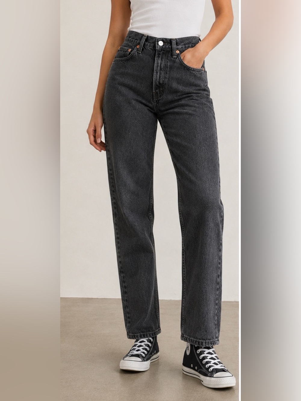 Levi’s 501 Curve High Rise Straight Jeans NWT Black Wash 24x30